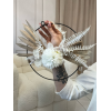 Wianek na ringu w stylu boho